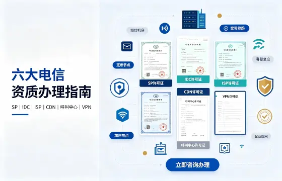 SP、IDC、ISP、CDN、呼叫中心、VPN